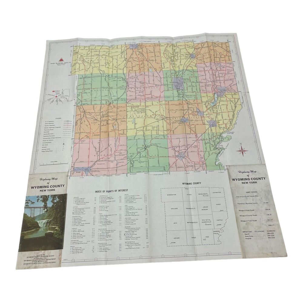 VTG Vintage New York Paper Maps Lot Of 3 See Description - Picture 4 of 6